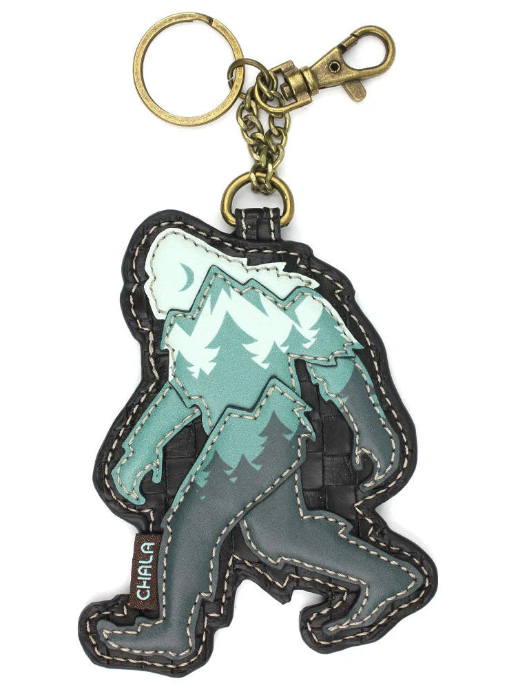 Coin Purse / Key Fob  Green Big Foot 806Bfto 