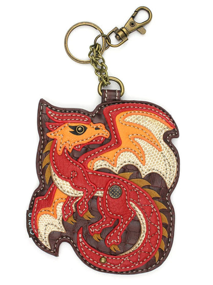 Coin Purse / Key Fob  Red Dragon 806Drao 