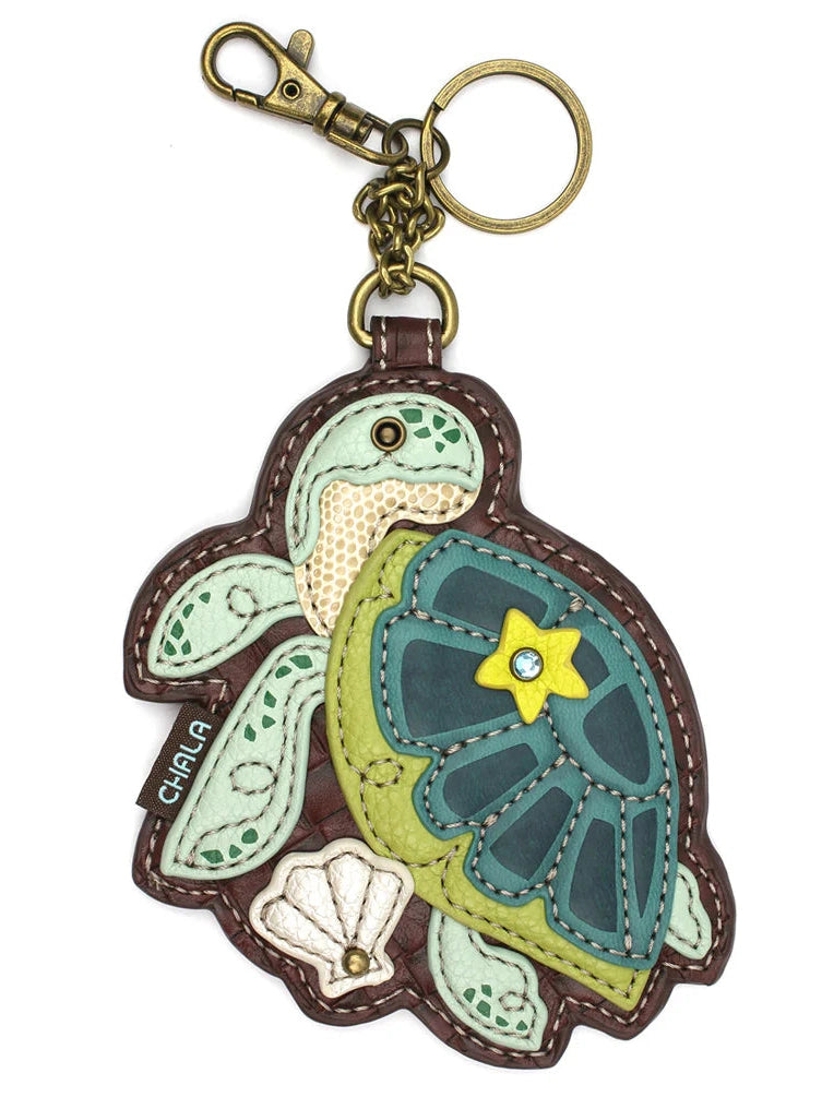 Coin Purse / Key Fob  Brown Squirrel A/Red Mushroom 806Tuao 