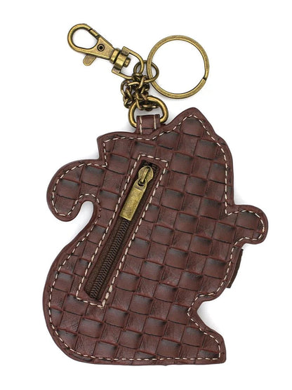 Coin Purse / Key Fob  Grey Tabby Cat 806Gtco 