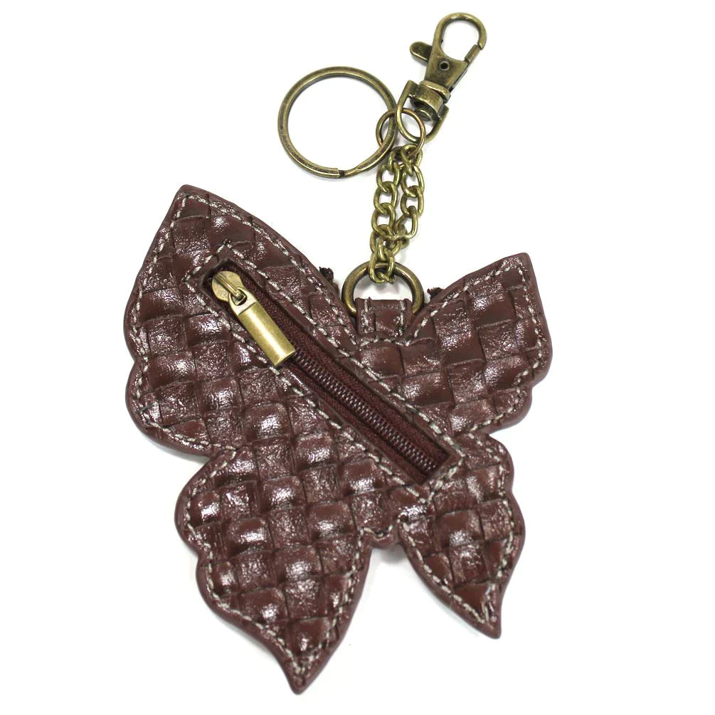 Chala Coin Purse Key Fob - New Butterfly 