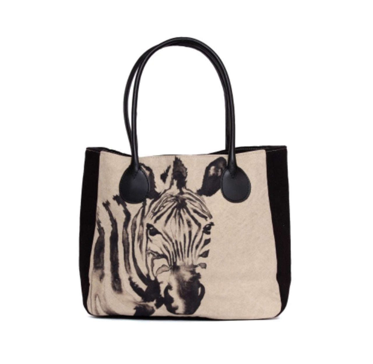 Shoulder Bag Zebra Canvas 808236 