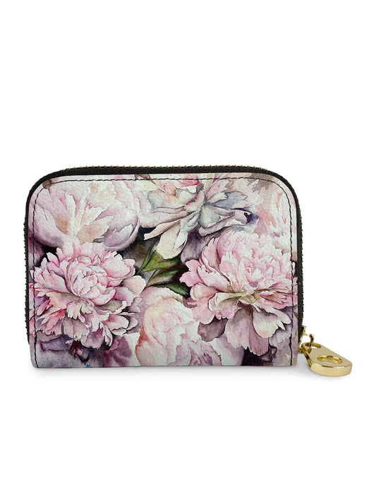 Zippered Armored Wallet  Peonies 81004 