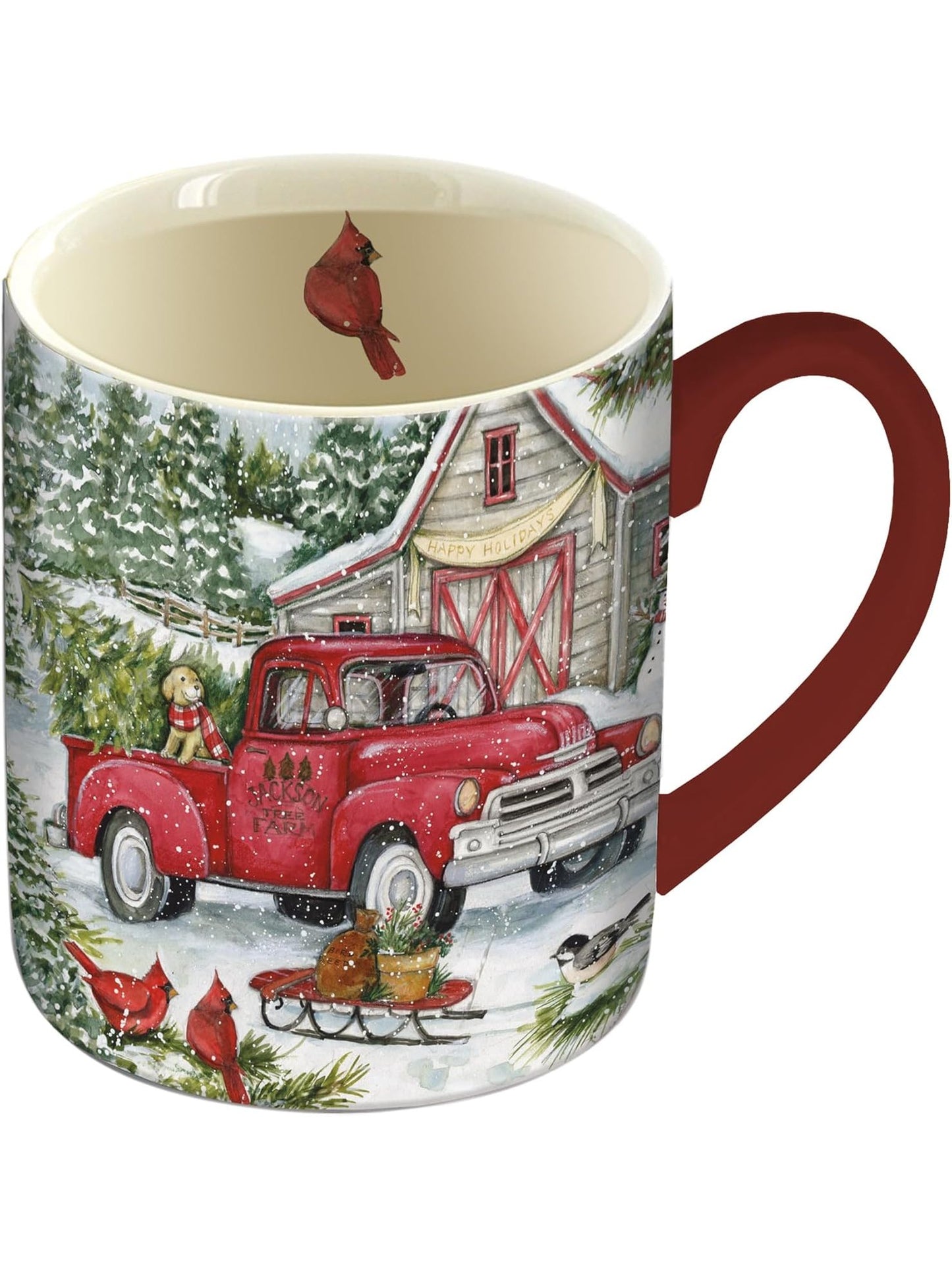 Mug  Christmas Truck 14oz 2122110
