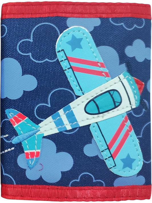Wallet Blue /Red Airplane Children's Sj-5201-62A