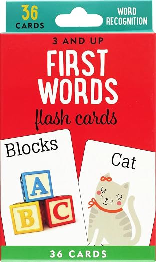 Flash Cards First Words For Kids 36pc 336934