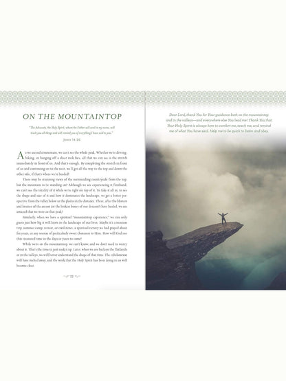 Devotional Book Devotions From The Mountains Hard Cover
