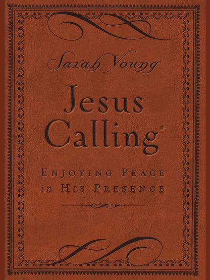 Harper Collins-Devotional Book Jesus Calling Enjoying His Peace Leather Soft&nbsp; Cover