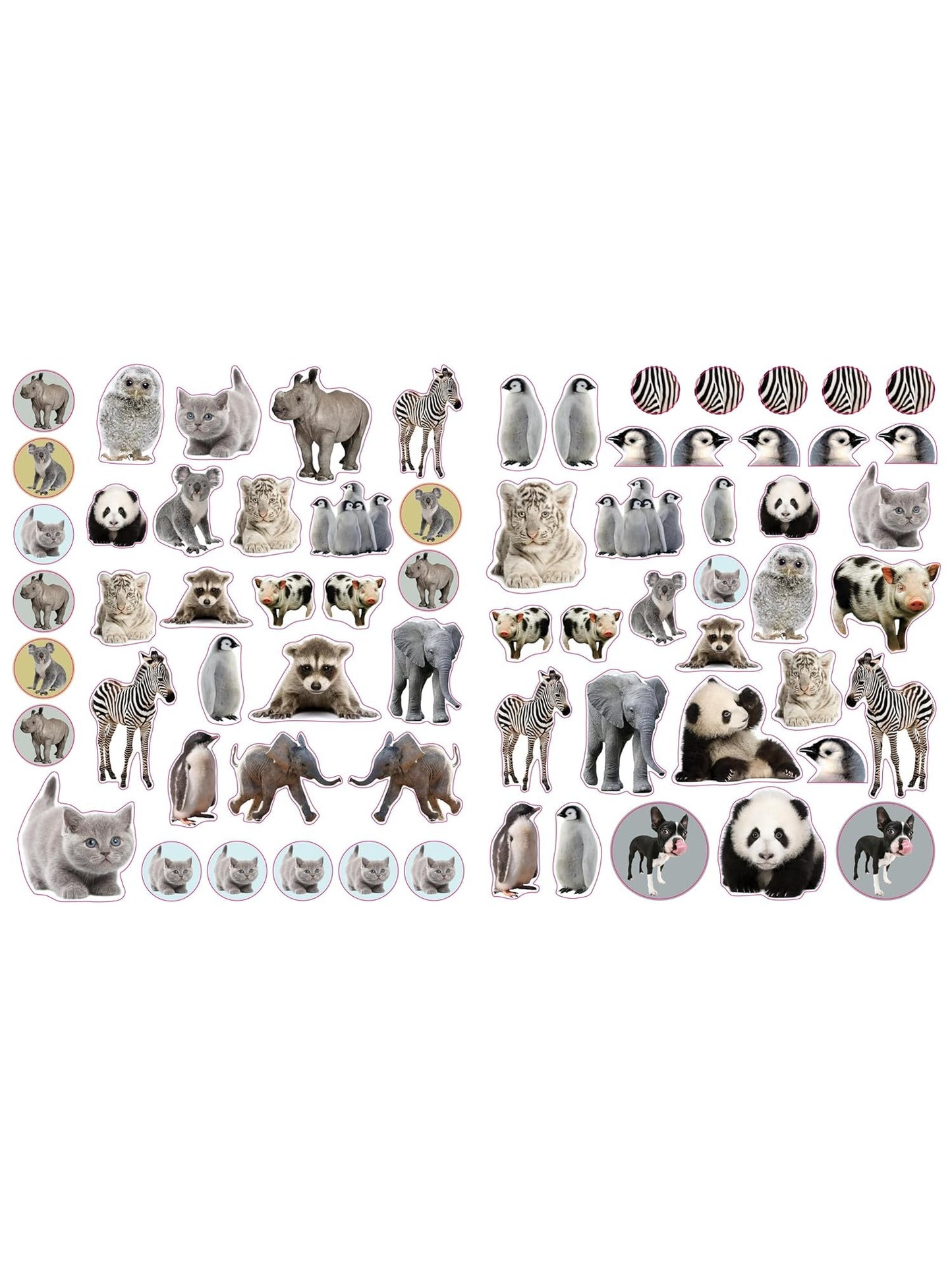 Sticker Book Baby Animals 400 Reuseable Stickers&nbsp;