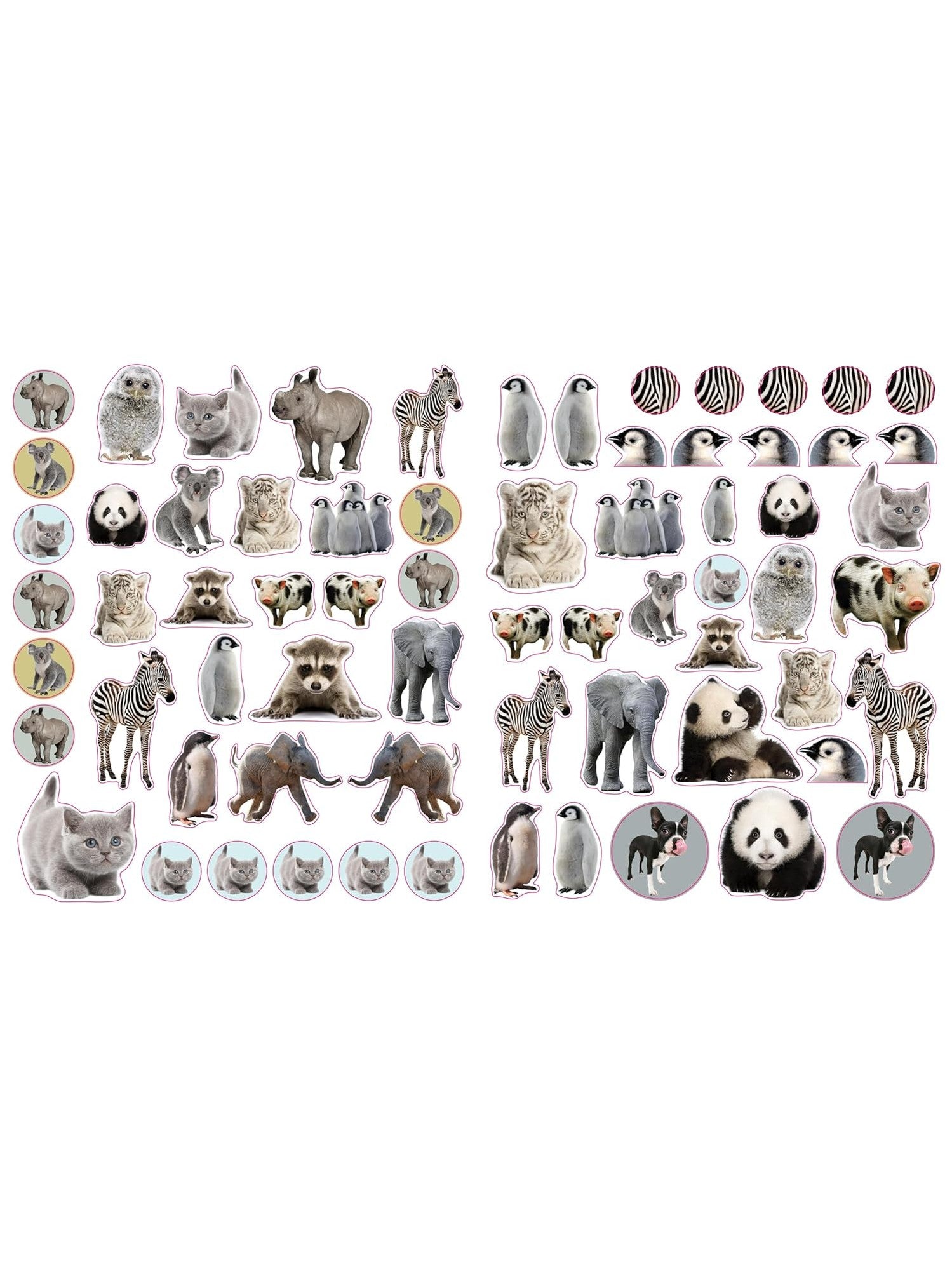 Sticker Book Baby Animals 400 Reuseable Stickers&nbsp;