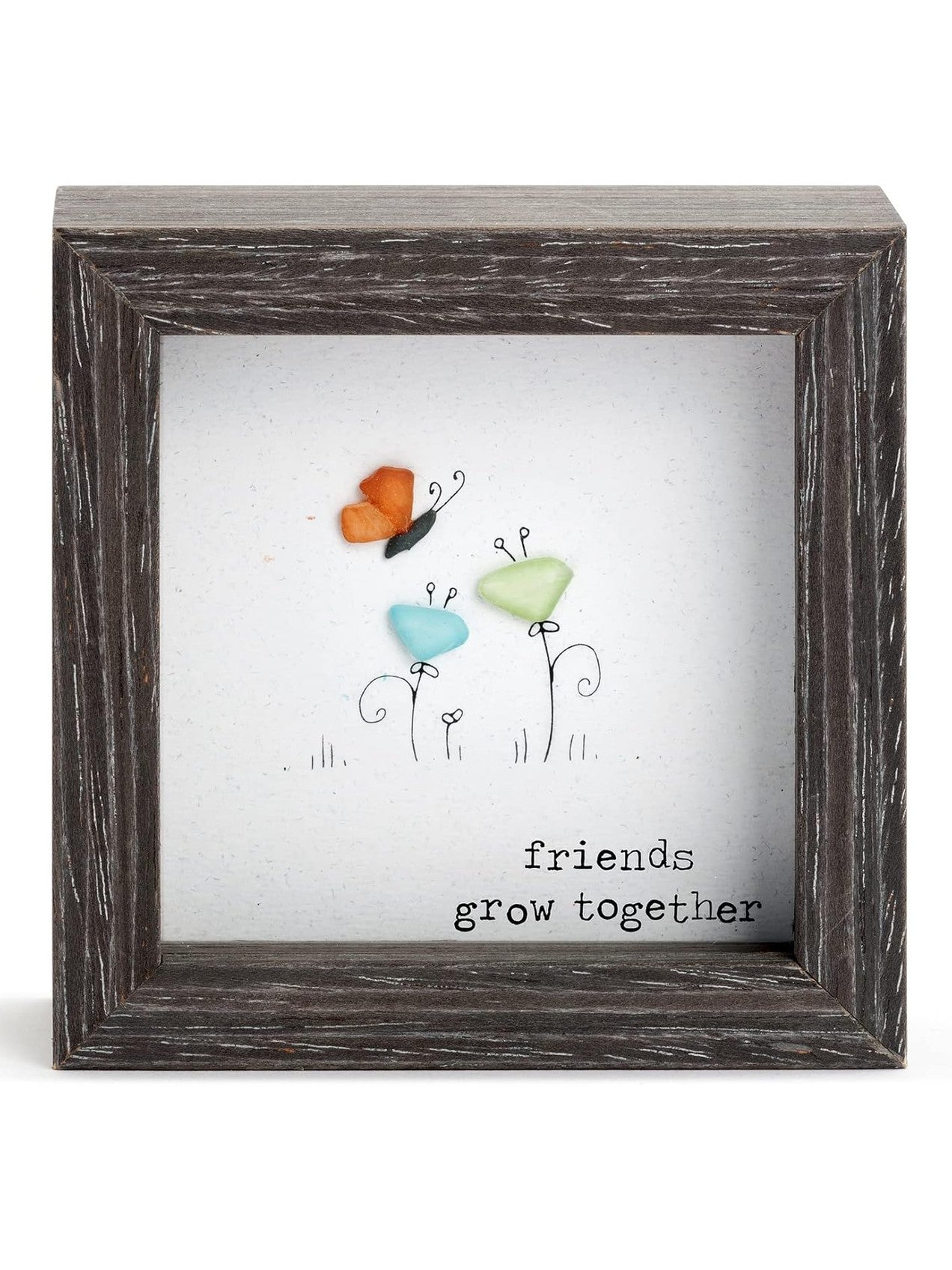 Shadow Box Friends Grow Together Butterfly/Flower 1004370151