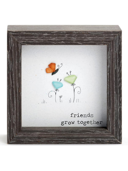 Shadow Box Friends Grow Together Butterfly/Flower 1004370151