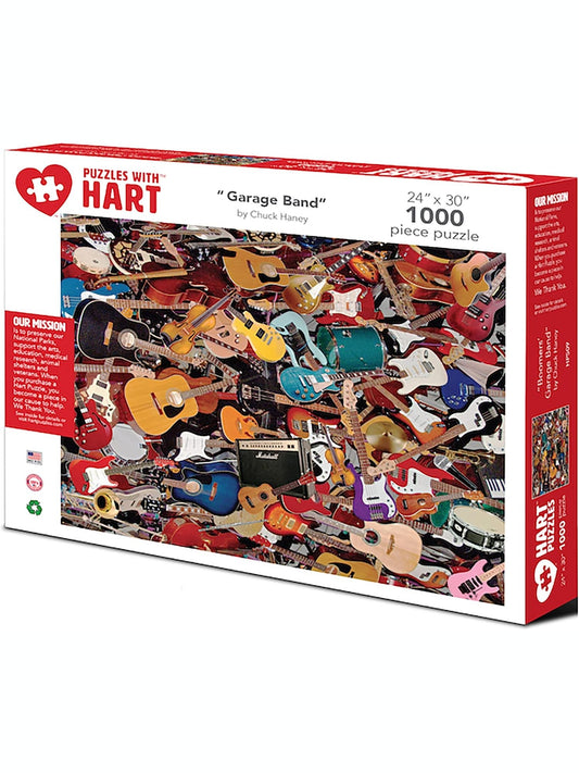 Puzzle  Boomer's Garage Band 1000Pc 24 x 30" Hp812
