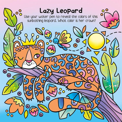Coloring Book Neon Animal's Water Paint Children's 391440