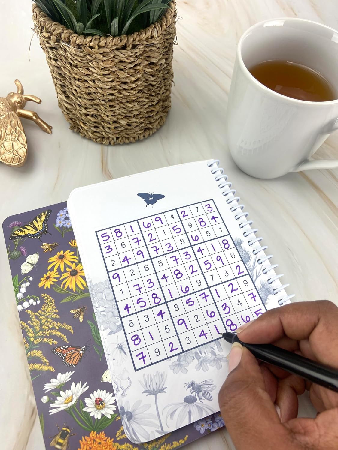 Word Search Puzzle Book Sudoko Puzzles Spiral Bound Mind Games 391336