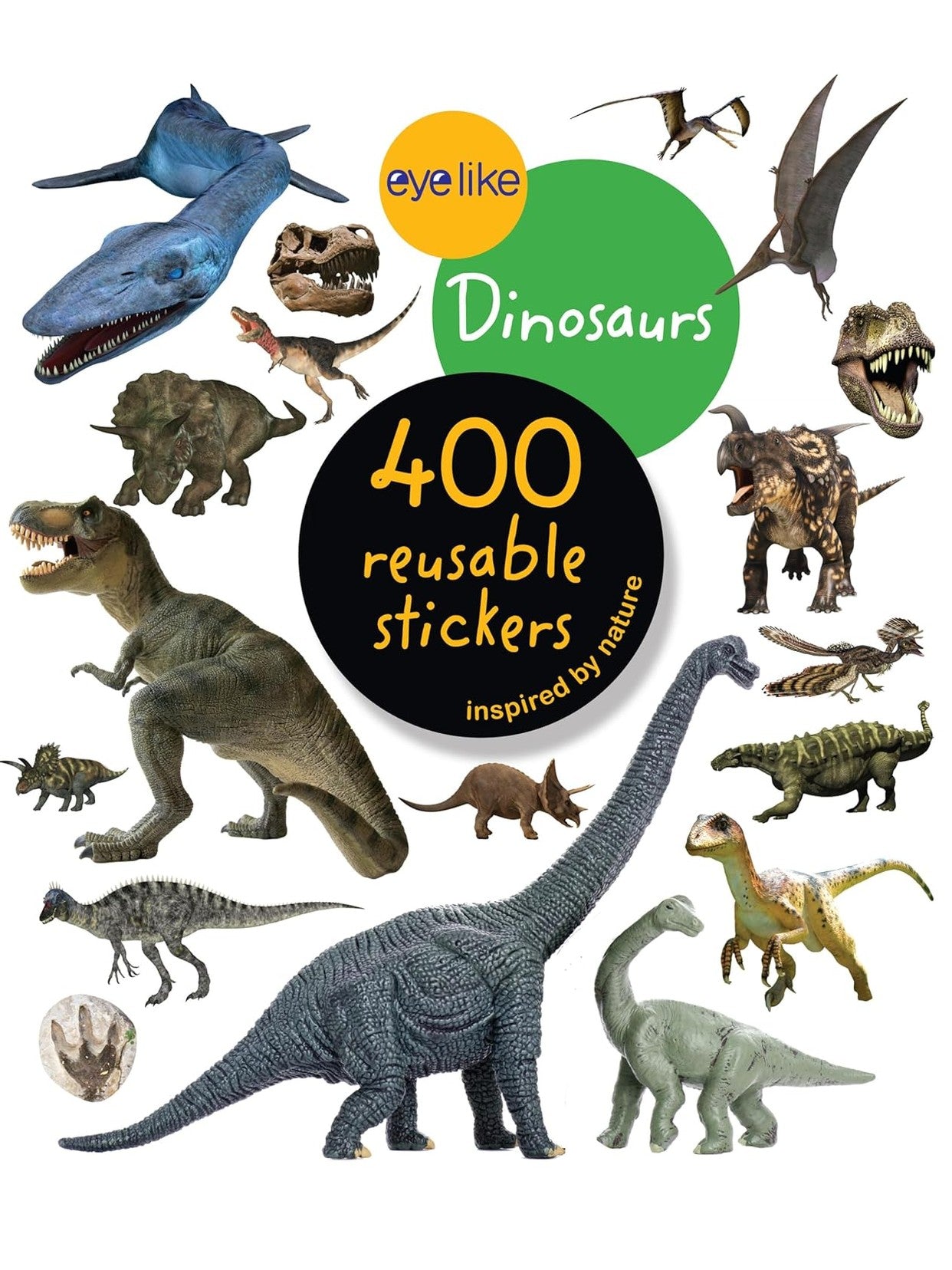Sticker Book Dinosaurs 400 Reuseable Stickers&nbsp;