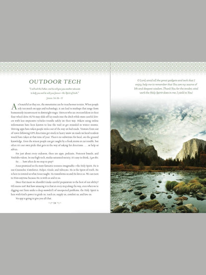 Devotional Book Devotions From The Mountains Hard Cover