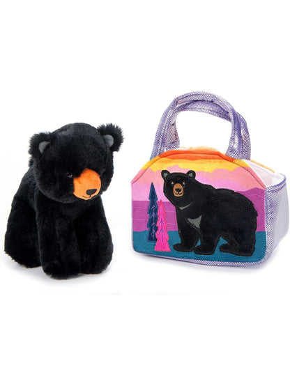 Purse & Plush Black Bear  724508