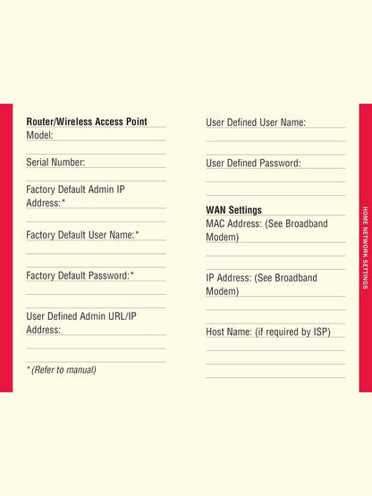Internet Address Log Book Large Print Black&nbsp; 4"x 6" 321701