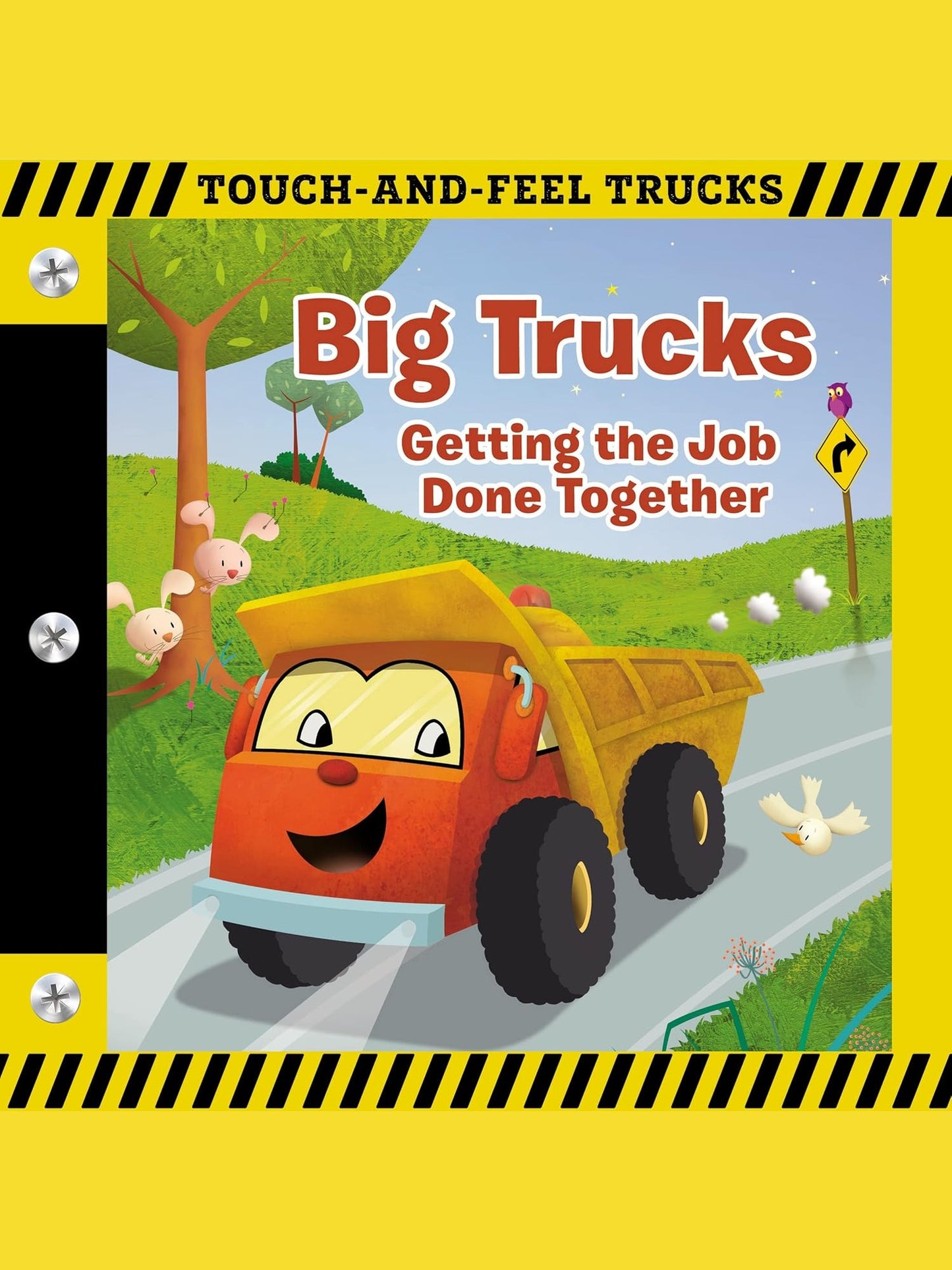 Book Children's Big Trucks Touch And Feel&nbsp; Hard Cover