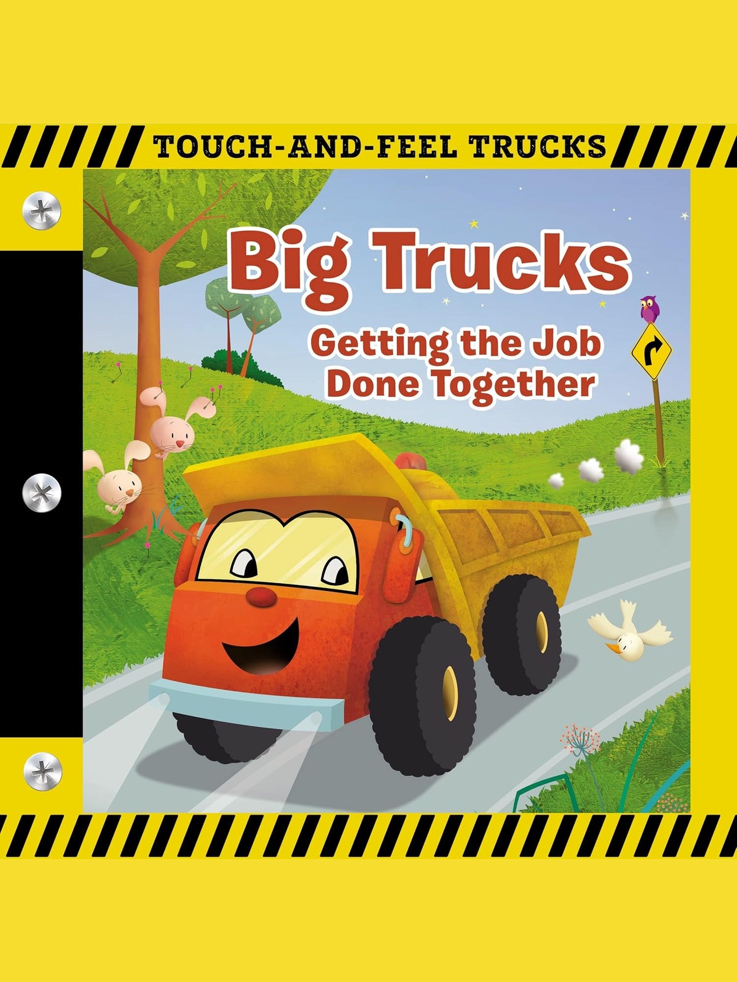 Book Children's Big Trucks Touch And Feel&nbsp; Hard Cover