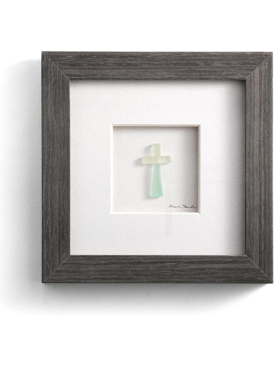 Frame Picture Sea Blue Cross Wall Art 6x6" 4370180 