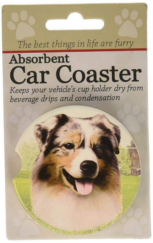 Car Coaster  Australian Shepherd Dog        233-53 