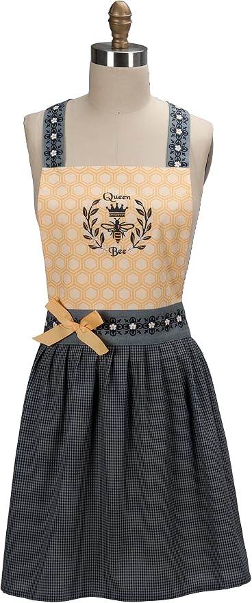 Apron Adult Queen Bee Yellow Honeycomb&nbsp; Women's R6251