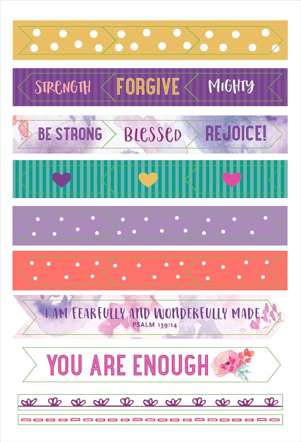 Sticker Faith Planner 150 pc 328724