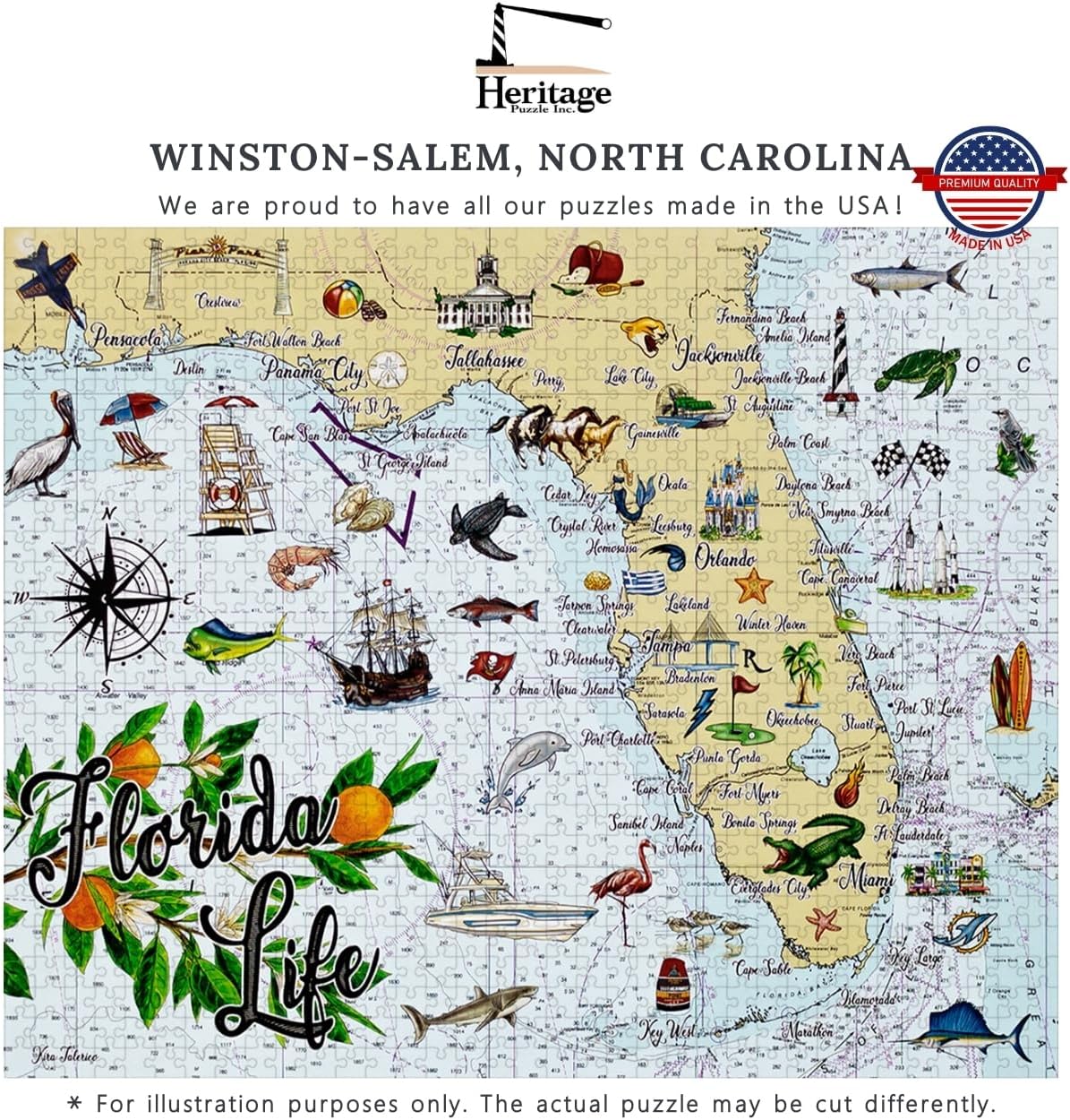 Puzzle Florida's Life1000 pc 30612