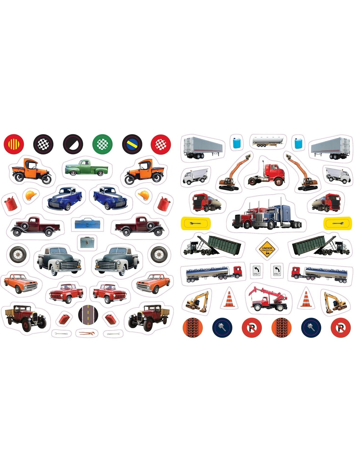 Sticker Book Trucks 400 Reuseable Stickers