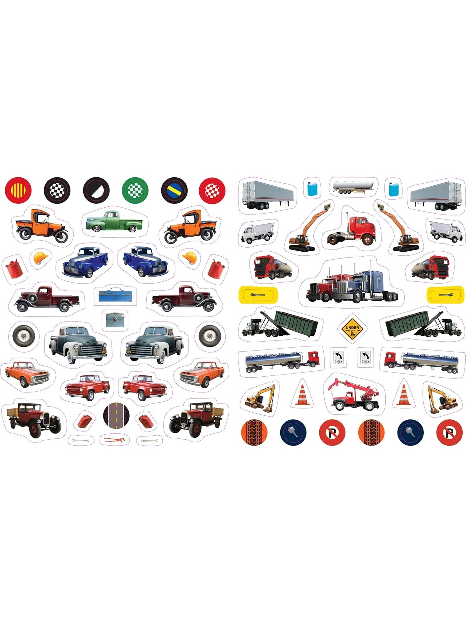 Sticker Book Trucks 400 Reuseable Stickers