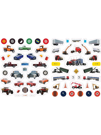 Sticker Book Trucks 400 Reuseable Stickers