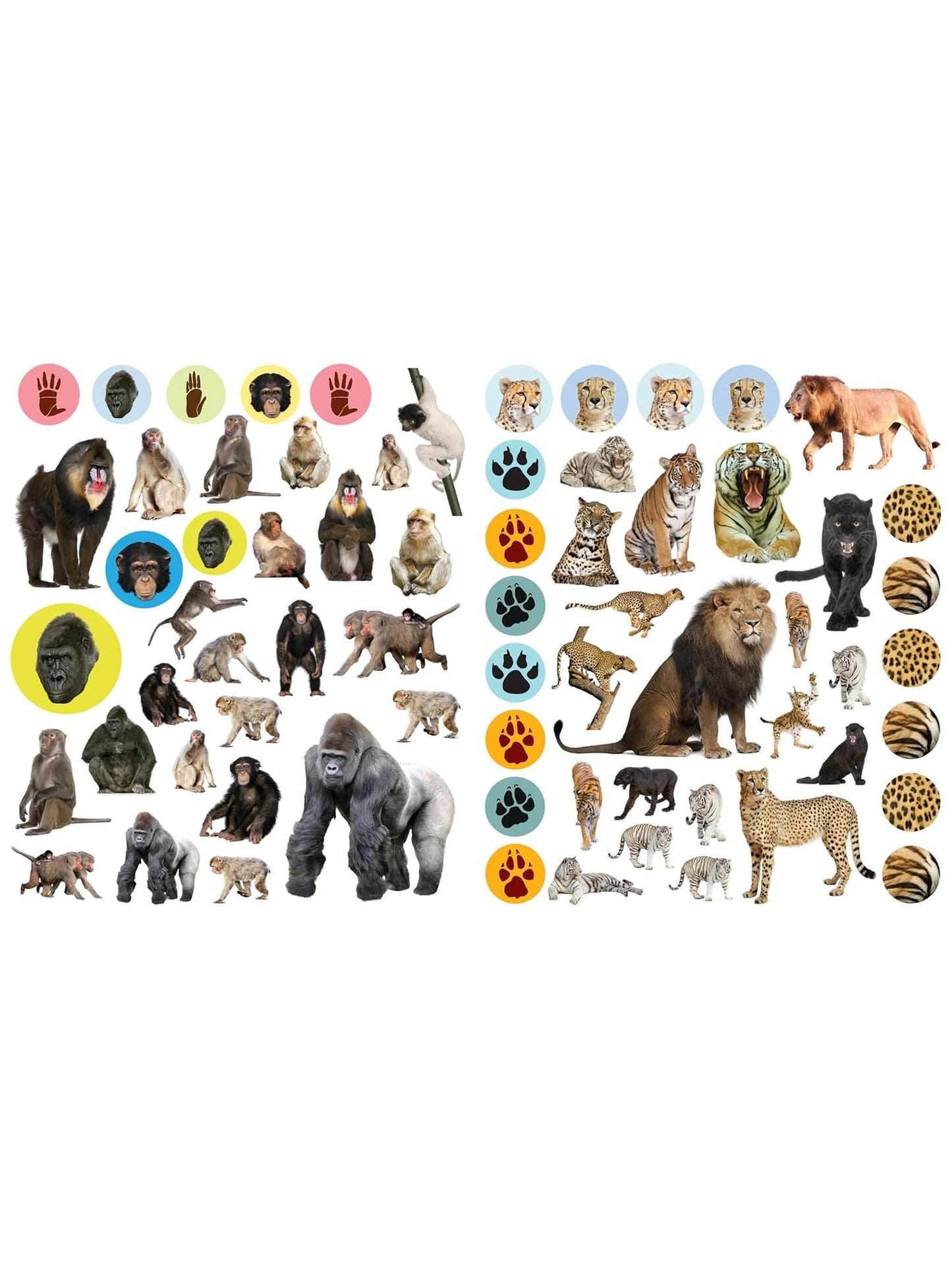 Sticker Book Wild Animals 400 Reuseable Stickers&nbsp;