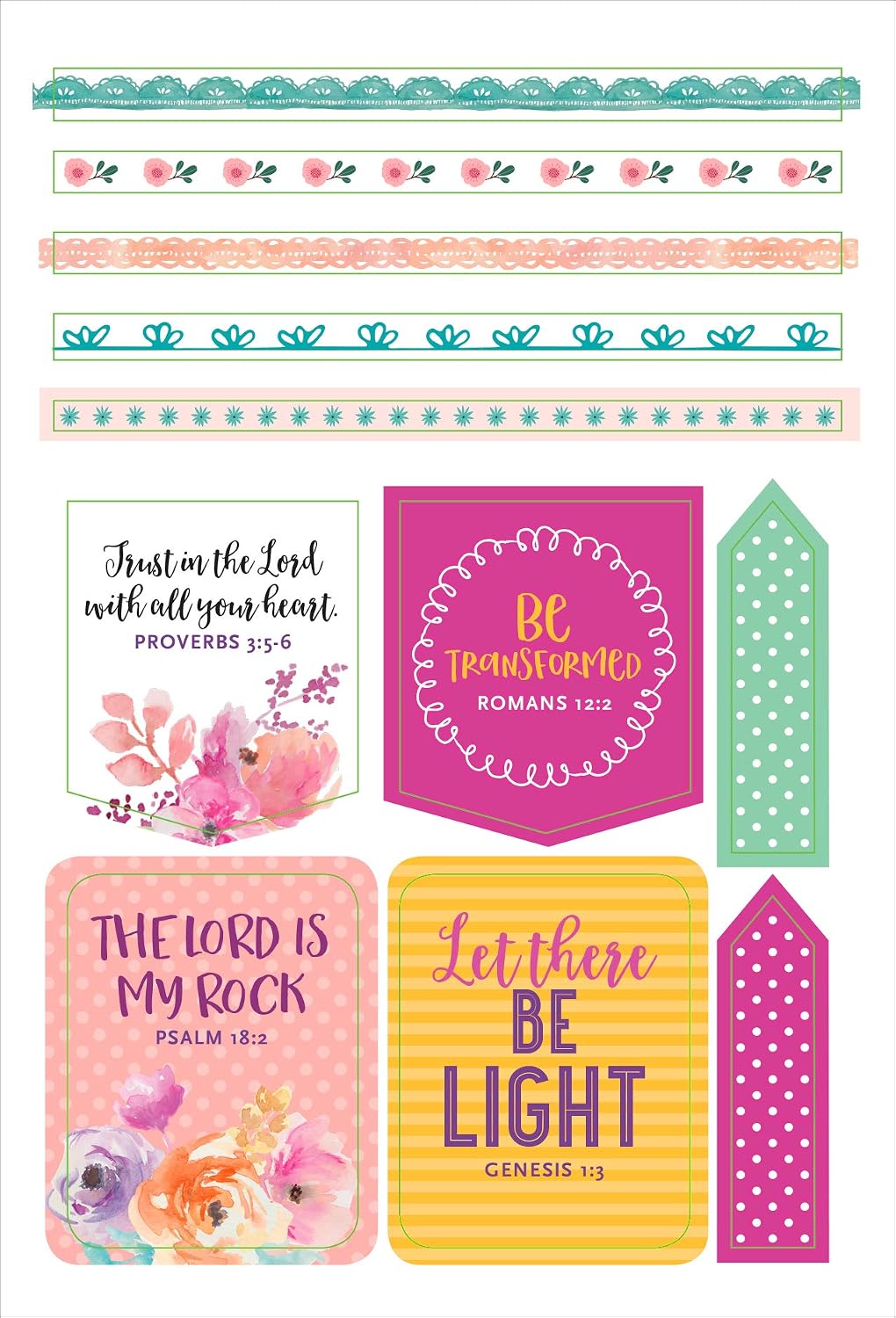 Sticker Faith Planner 150 pc 328724