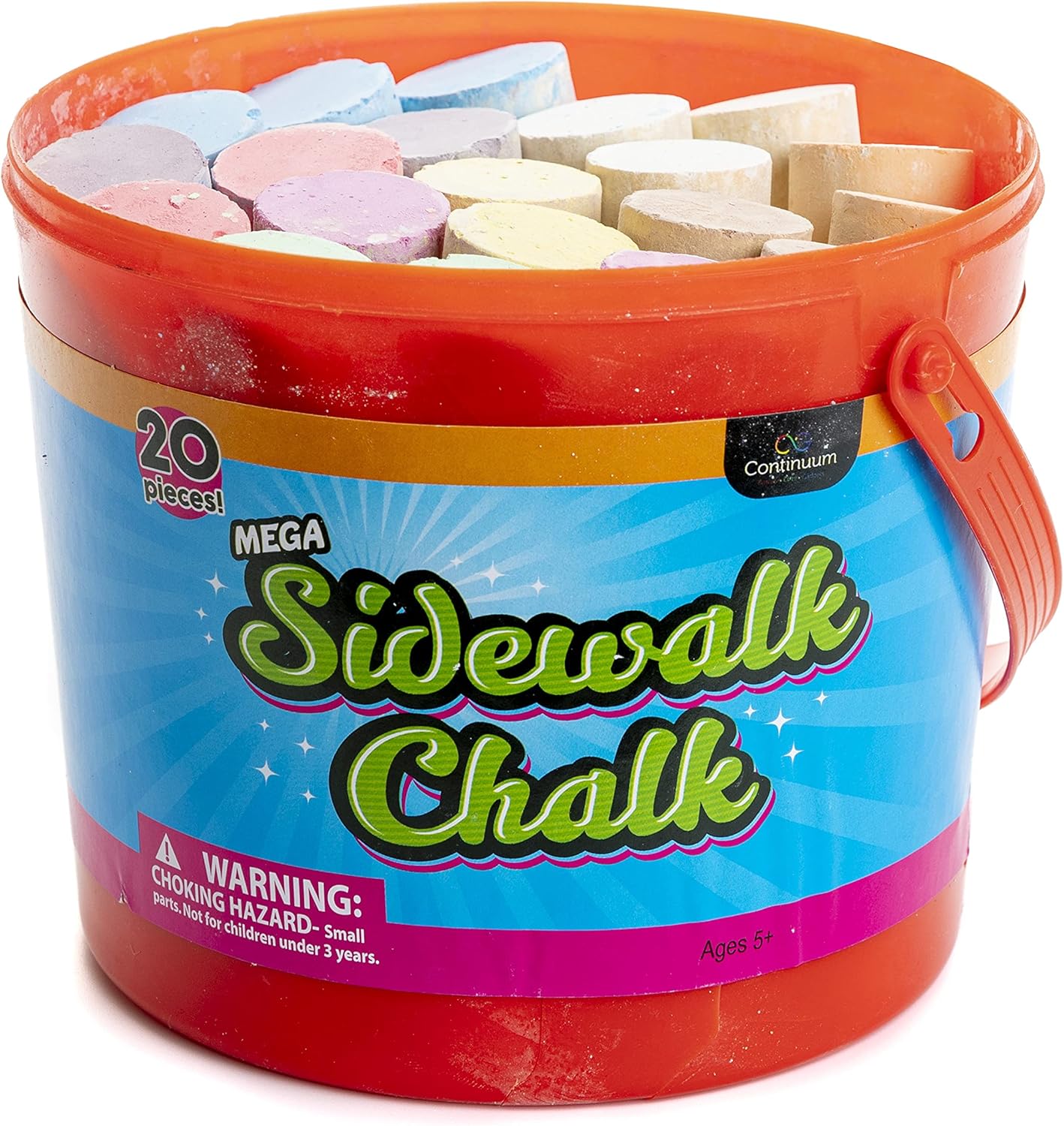 Mega Sidewalk Chalk 20pc Cg0337