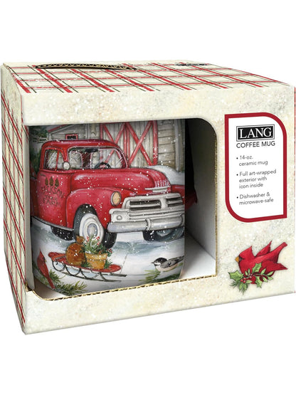 Mug  Christmas Truck 14oz 2122110