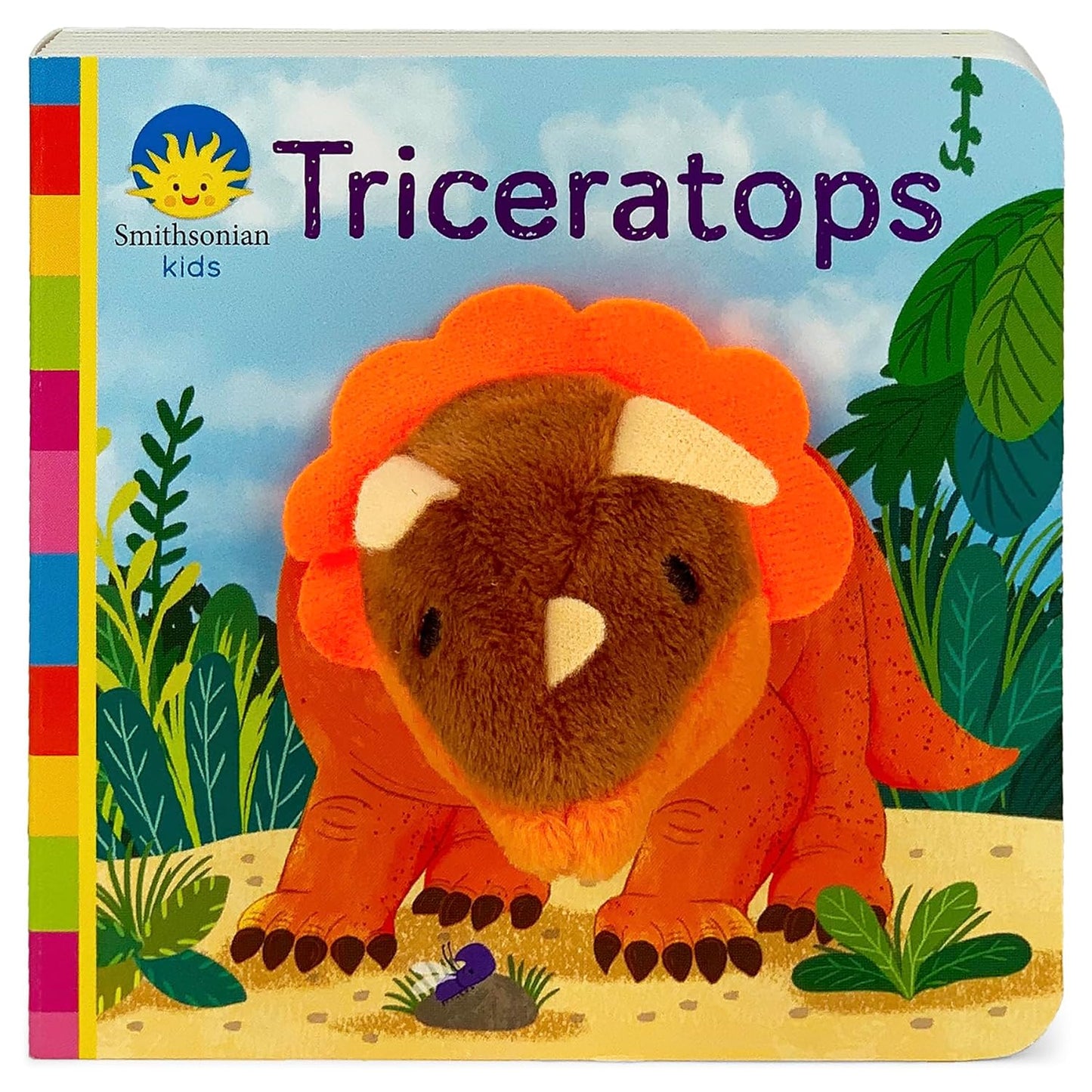 Book Finger Puppet Triceratops Children 390804 