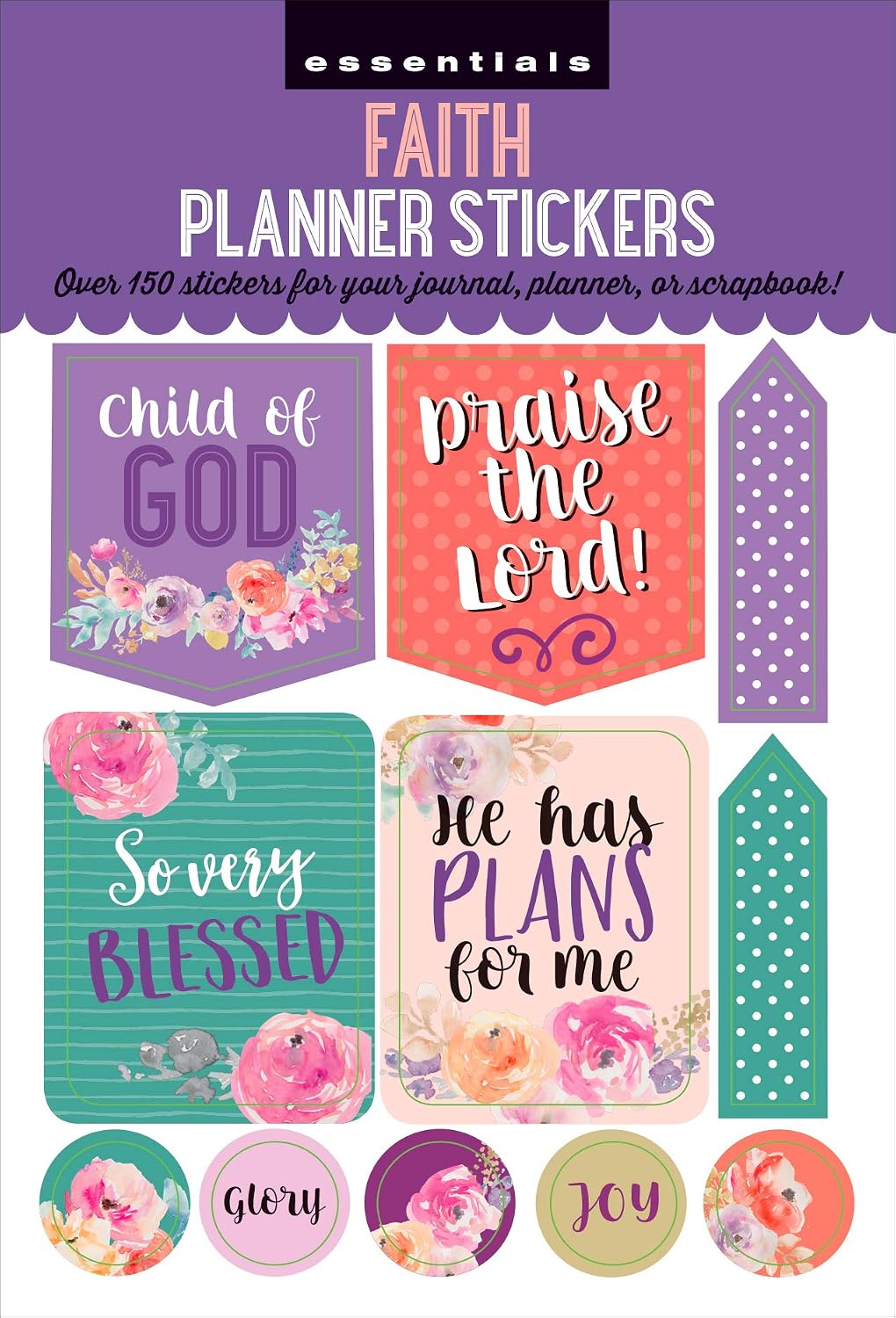 Sticker Faith Planner 150 pc 328724