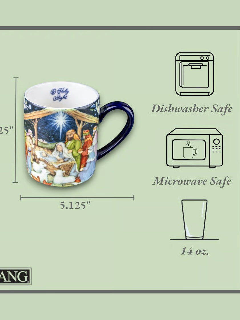 Lang-Mug Christmas Nativity&nbsp; Ceramic 14oz 2122113