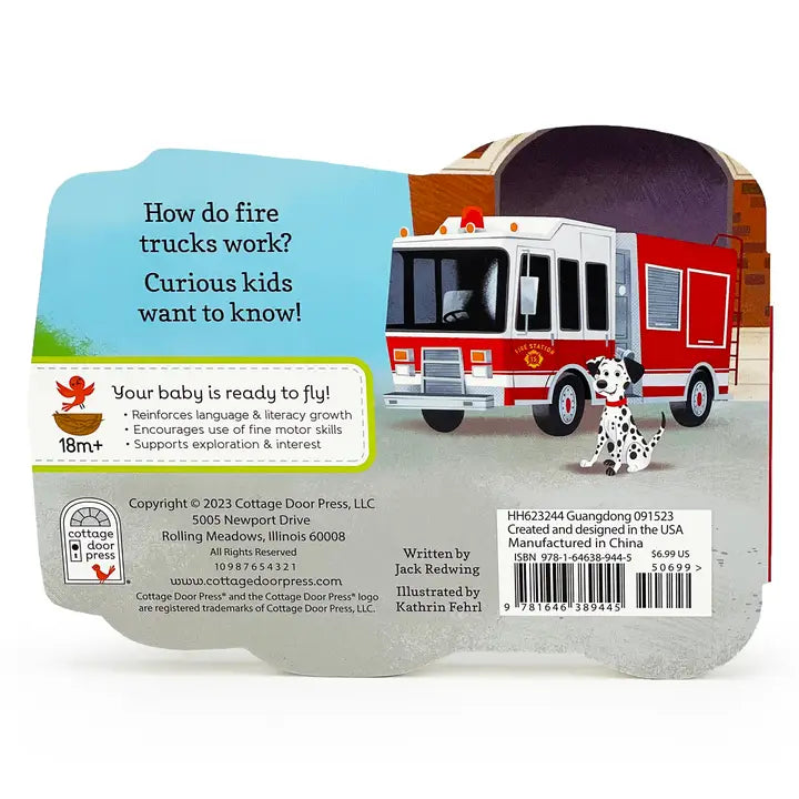 Book How A Fire Truck Works Board Book&nbsp; Children's 391322