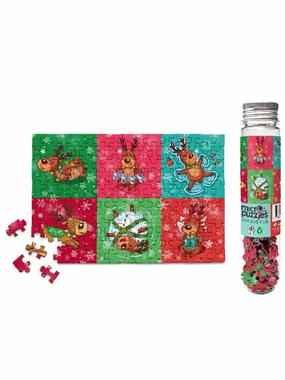 Puzzles  Minis Fun Art Work -  Christmas Reindeer Games