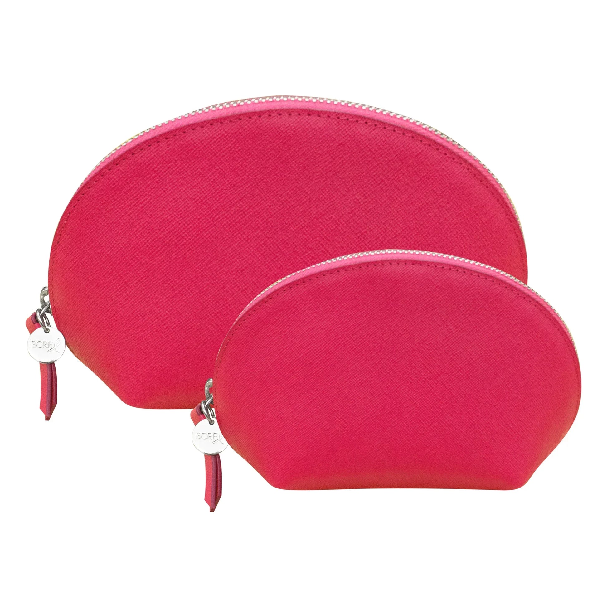 Cosmetic Bag - Large Bright Pink - 4.5"x7" 