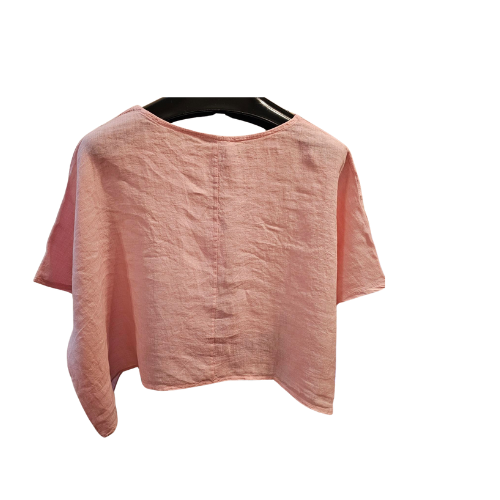 Pancho Top  Linen Rosa Pink 2861a 