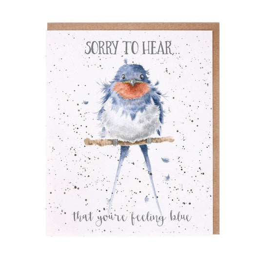 Card - AOC034 - Sorry to hear that you're feeling Blue - Bird - AOC034 