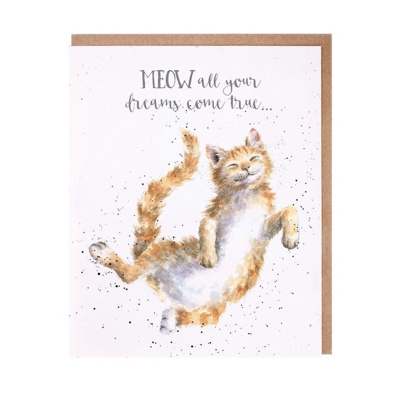 Card - AOC112 Meow All Your Dreams Come True - Cat 