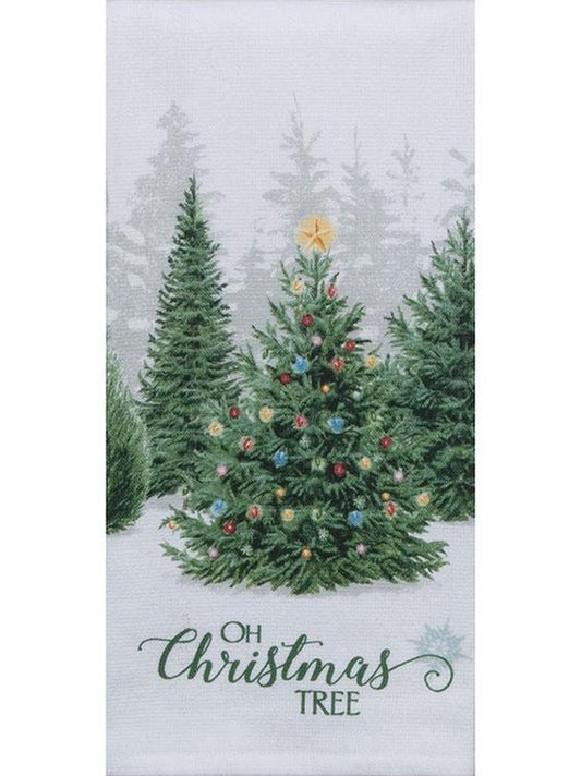 Tea Towel  Oh Christmas Tree   Dual Purpose Towel H6483