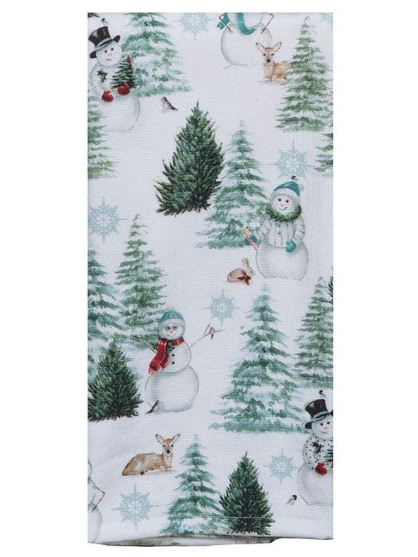 Tea Towel Evergreen Forever Toss&nbsp; Christmas&nbsp; Dual Purpose Towel H6486
