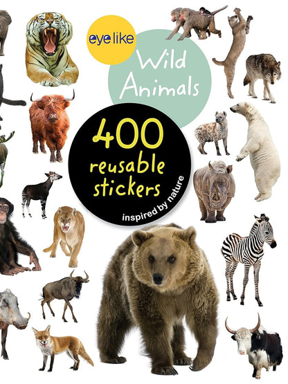 Sticker Book Wild Animals 400 Reuseable Stickers&nbsp;