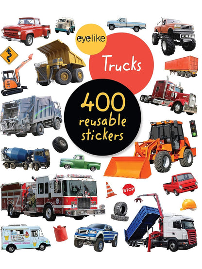 Sticker Book Trucks 400 Reuseable Stickers